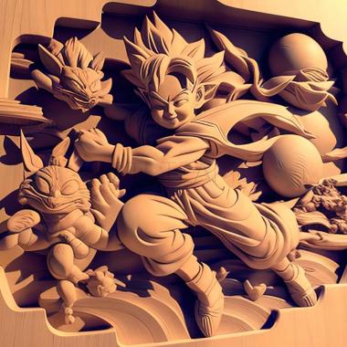 3D модель Dragon Ball Акіра Торіяма (STL)